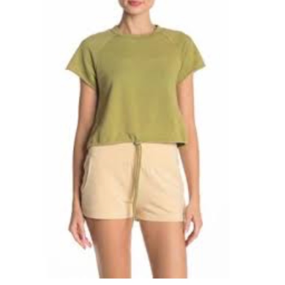 Material Girl Tops - Material Girl Womens Bungee Tie Pullover T-shirt